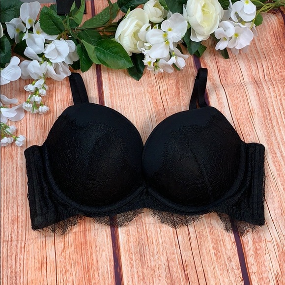 Victoria's Secret Other - Victoria's Secret Black Dream Angels Pushup Bra